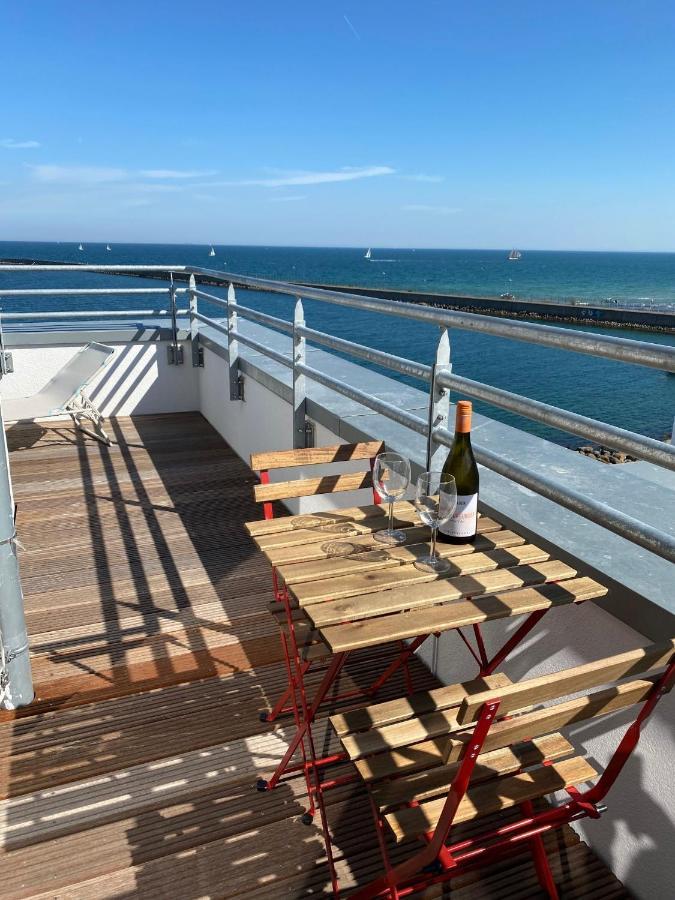 Penthouse Hygge Meerblick Am Strand Olpenitz Exterior foto